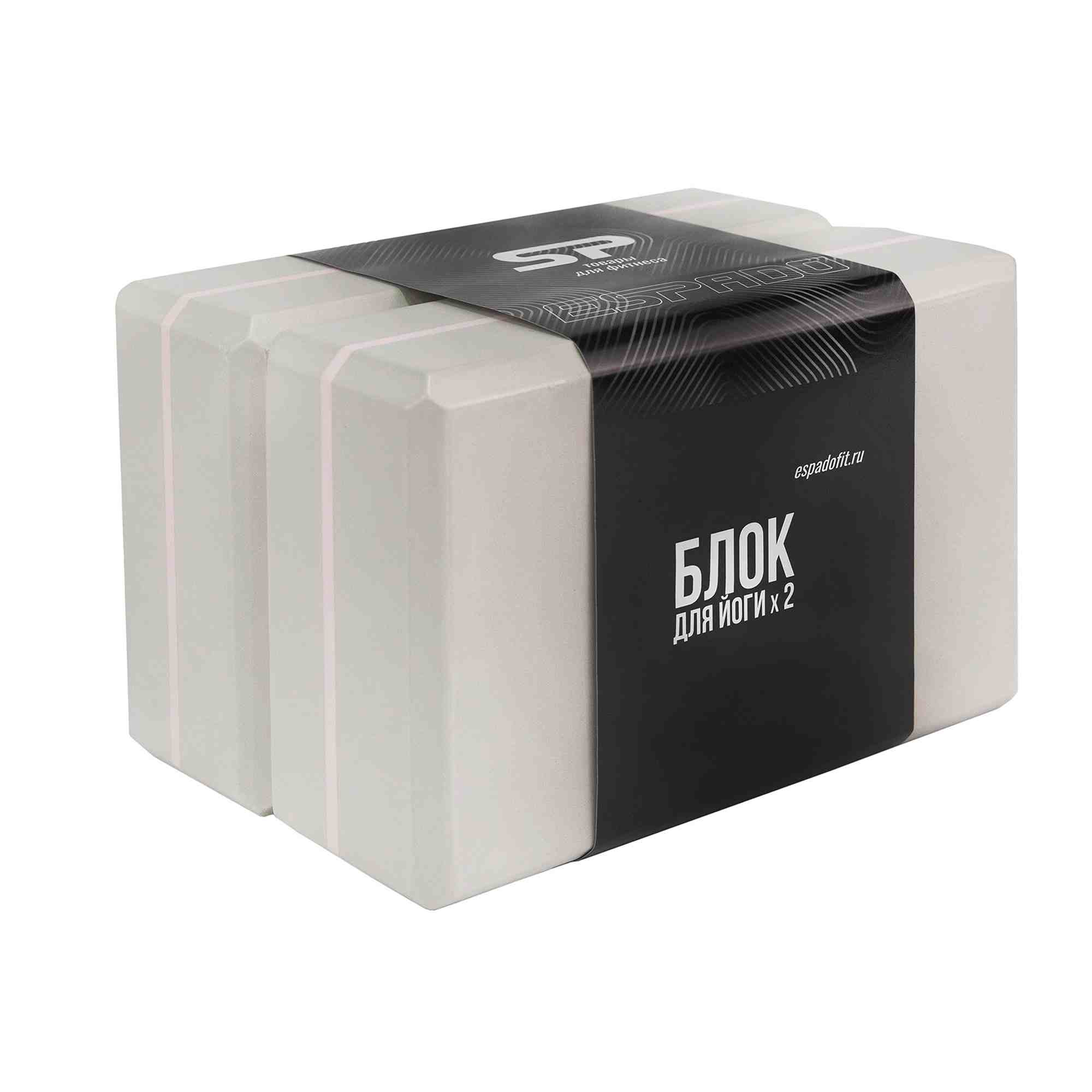 Блоки для йоги ESPADO, 2 шт., Бежево-розовый ES2722BG, 1/25 - изображение 4