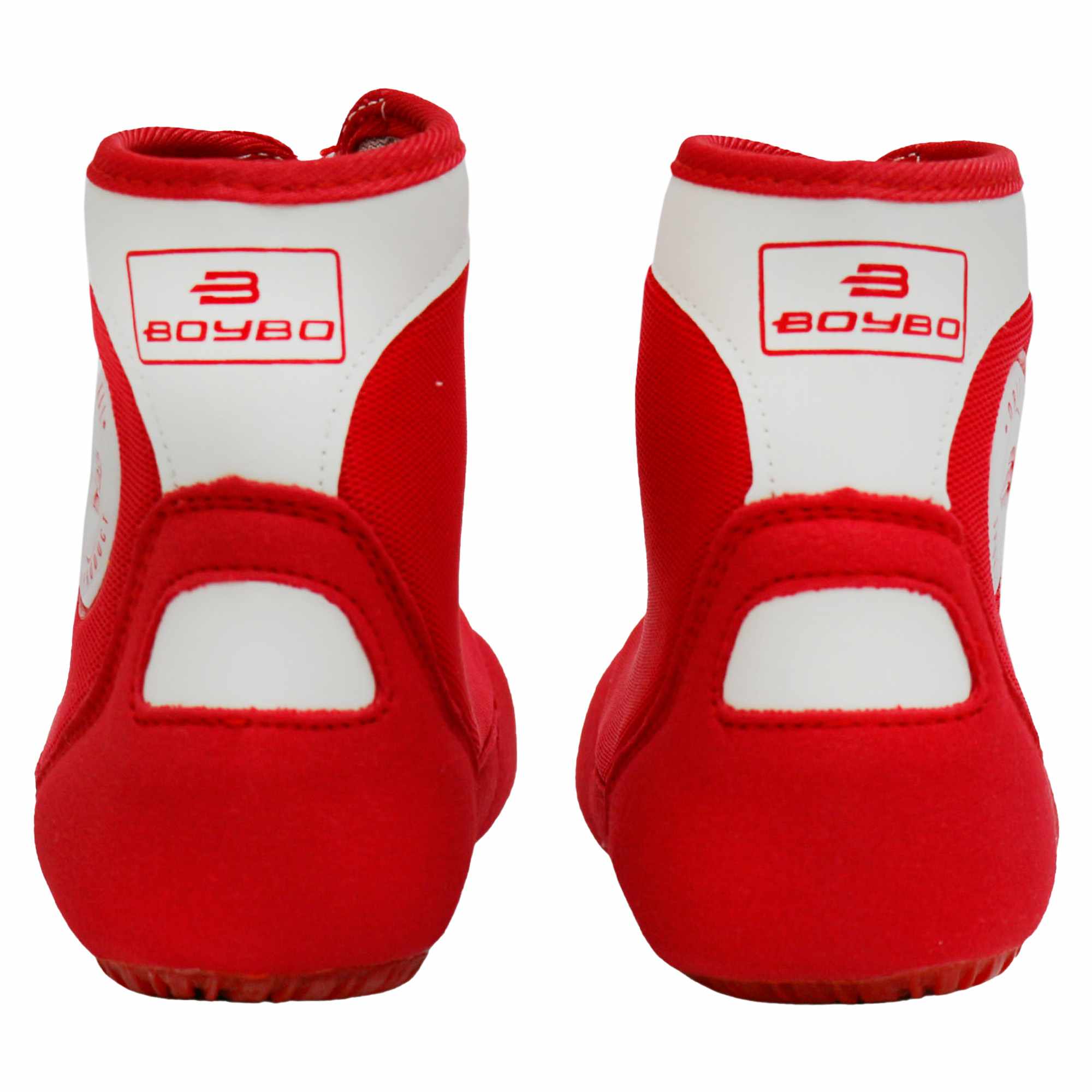 Борцовки BoyBo на толстой подошве красные, BB250 - изображение 5